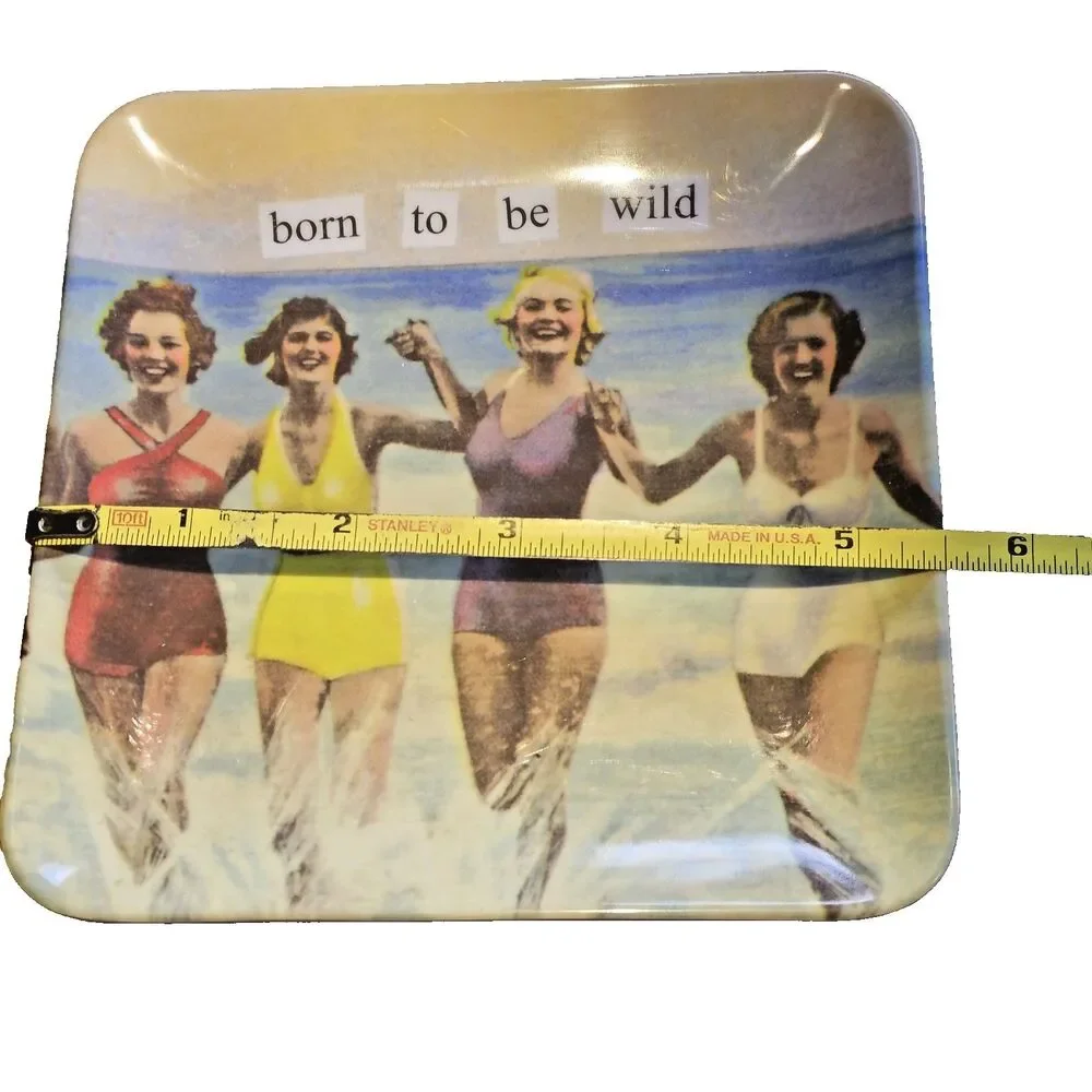 Anne Taintor 100% Melamine Mini Trays 5.5x5.5